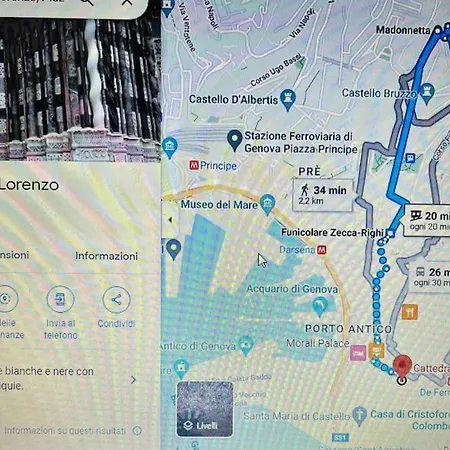 Castelletto - Appartamento+p. Auto : La Funicolare جنوة