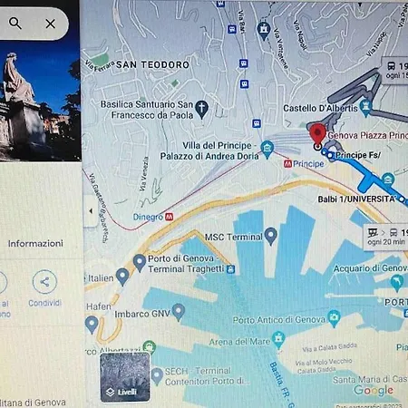 Castelletto - Appartamento+p. Auto : La Funicolare Genova