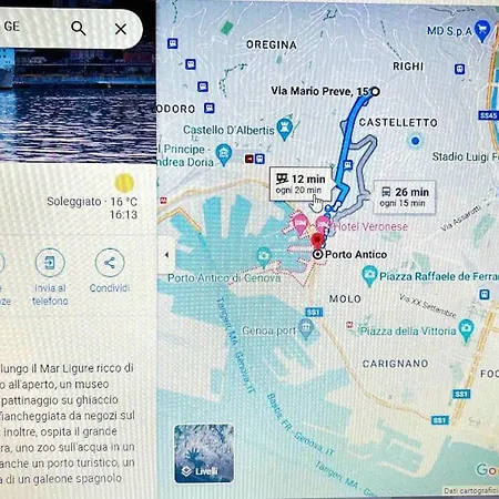 Castelletto - Appartamento+p. Auto : La Funicolare *