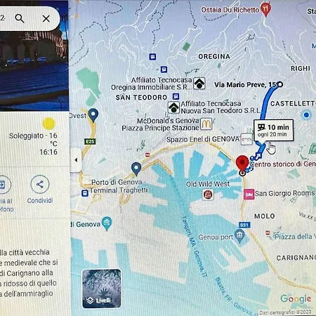 Castelletto - Appartamento+p. Auto : La Funicolare *