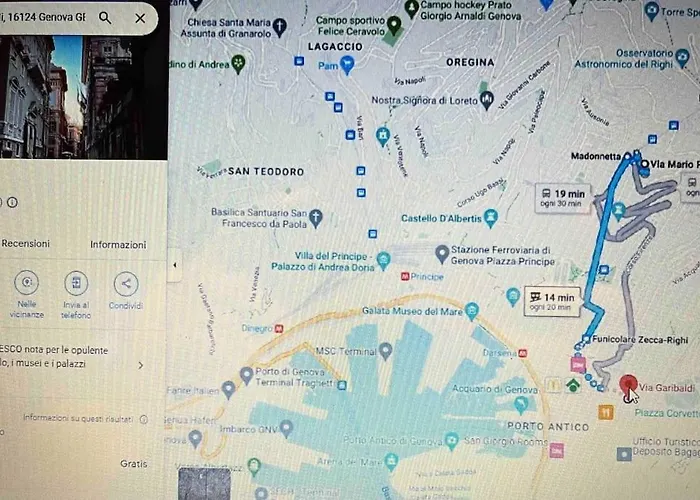 Castelletto - Appartamento+p. Auto : La Funicolare Διαμέρισμα Γένοβα