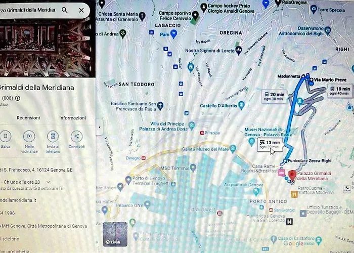 Castelletto - Appartamento+p. Auto : La Funicolare דירה *