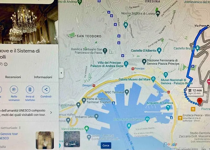 Castelletto - Appartamento+p. Auto : La Funicolare 아파트 *