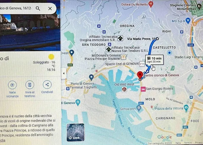 Castelletto - Appartamento+p. Auto : La Funicolare *