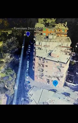 Castelletto - Appartamento+p. Auto : La Funicolare 아파트 *